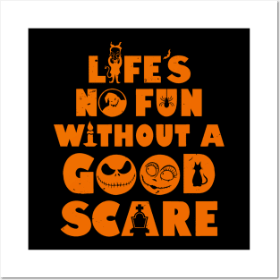 Halloween Spooky Nightmare Movie Quote Slogan Posters and Art